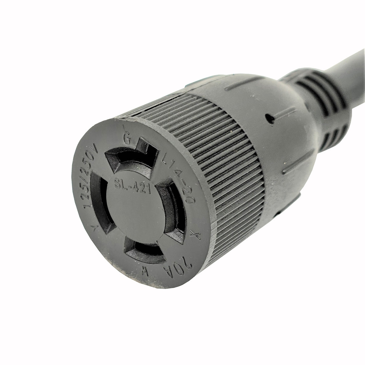 Parkworld 62510 RV 50A 14-50 Plug Male to Generator L14-20 Twist Lock