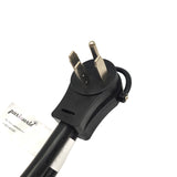 Parkworld 62596A 4-Prong RV Splitter, NEMA 14-50P to 6-20R (T-Blade Also for 6-15R) Dual Outlet (1.5 Feet)