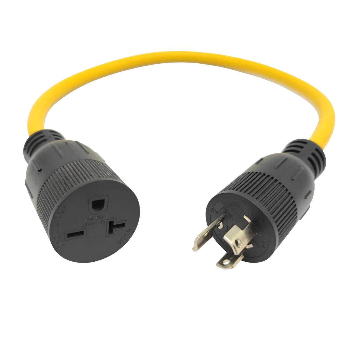 Parkworld 62633 Adapter Cord NEMA L6-15P 15AMP Plug to 20 AMP 6-20R (T