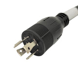 Parkworld 62657 Adapter Cord 4-Prong 20A Generator Locking Male Plug L14-20P to TT-30R RV 30A Female Receptacle 1 Feet