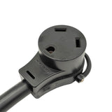 Parkworld 62657 Adapter Cord 4-Prong 20A Generator Locking Male Plug L14-20P to TT-30R RV 30A Female Receptacle 1 Feet