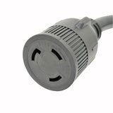 Parkworld 62701 AC Power Adapter Cord NEMA L6-30P Male to L5-30R Generator 30A Outlet, 125 Volt 1.5FT