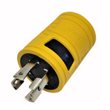 Parkworld 62909 30 AMP Generator Adapter 4-Prong Locking L14-30P Plug to 3-Prong Locking L6-20R Receptacle 250 Volt