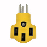 Parkworld 63050 EV Charging Adapter NEMA 10-30P to 14-50R One Piece Compact Adapter (ONLY for EV or Tesla use, NOT for RV)