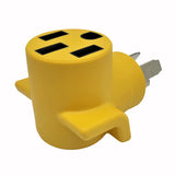 Parkworld 63050 EV Charging Adapter NEMA 10-30P to 14-50R One Piece Compact Adapter (ONLY for EV or Tesla use, NOT for RV)