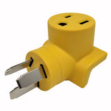Parkworld 63098 NEMA 10-50P to 6-50R One Piece Compact Electric Oven or Stove to Welder Adapter