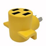 Parkworld 63111 EV Charging Adapter NEMA 10-50P to 14-50R One Piece Compact Adapter (ONLY for EV or Tesla use, NOT for RV)