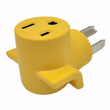 Parkworld 63159 Welder Adapter NEMA 14-30P to 6-50R One Piece Compact Adapter Output 30amp 250Volt