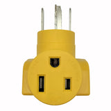 Parkworld 63159 Welder Adapter NEMA 14-30P to 6-50R One Piece Compact Adapter Output 30amp 250Volt