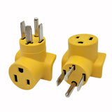 Parkworld 63159 Welder Adapter NEMA 14-30P to 6-50R One Piece Compact Adapter Output 30amp 250Volt