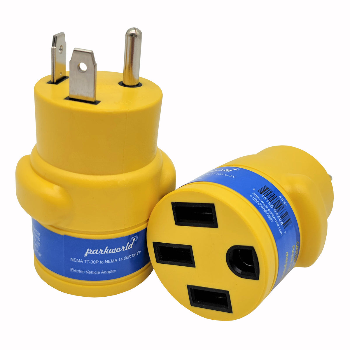 Parkworld 63289 EV Charging Adapter NEMA TT-30P to 14-50R Straight Typ