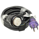 Parkworld RV Shore Power 50A Extension Cord Adapter , NEMA 14-50P to SS2-50R Straight Plug for Generator