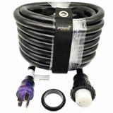 Parkworld RV Shore Power 50A Extension Cord Adapter , NEMA 14-50P to SS2-50R Straight Plug for Generator