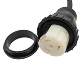 Parkworld 63838 RV 30A Male Plug Splitter to Shore Power 50A and EV 50A, NEMA TT-30P to SS2-50R Outlet for RV and 14-50R Receptacle for EV (3FT)