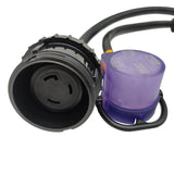 Parkworld 63845 RV 30A Male Plug Splitter to 30A RV and 50A EV, NEMA TT-30P to L5-30R Shore Power Outlet for RV and 14-50R Receptacle for EV (3FT)