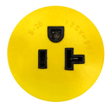 Parkworld 63852 NEMA 6-20P to 5-20R T-Blade 5-15R One Piece Compact Adapter Output 20A 125V