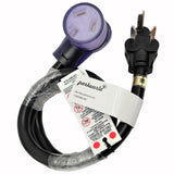 Parkworld Dryer 3 Prong 30A Extension Cord NEMA 10-30P to 10-30R, 30A, 250V, 7500W
