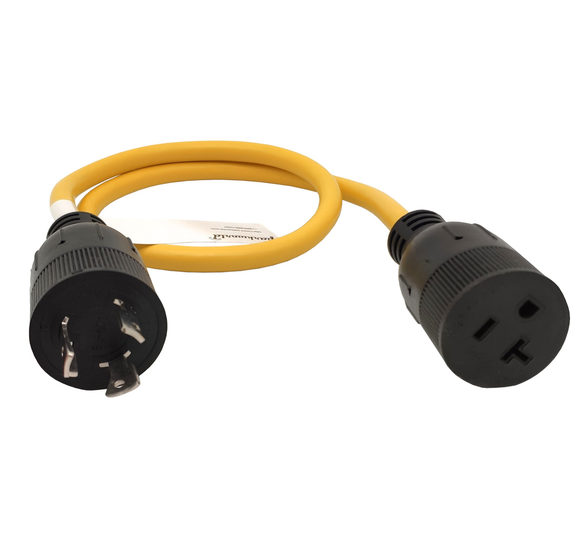 Parkworld 64669 NEMA L5-20P to 5-20R (T-blade 5-15R) 20AMP 3-Prong Gen