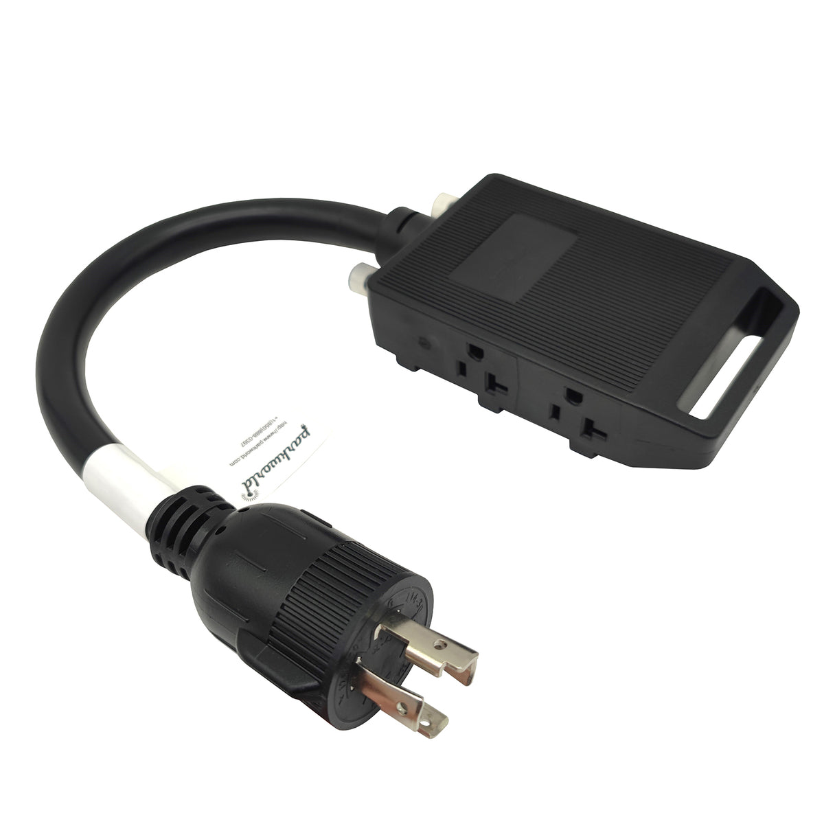 Parkworld 64682 Generator 30A to 20A, 220v to 110v Adapter Cord NEMA L