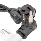 Parkworld 68857 NEMA 10-50 Splitter Cord, Industrial Male Plug 10-50P to 10-50R & 6-20R (T-Blade 6-15R) Female connectors Output 250 Volt (3FT)