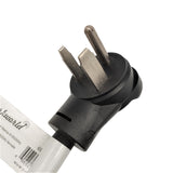 Parkworld 691838 Adapter Cord Welder 50 Amp 6-50P Male Right Angle to 20 Amp L6-20R Locking Connector Female