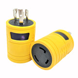 Parkworld 691999 Generator Adapter 3-Prong 20 AMP Locking L5-20P Male to L5-30R Female