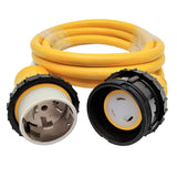 Parkworld 692019 Shore Power Adapter Cord Marine 50A Plug SS2-50P to L5-30R RV 30A Receptacle Female