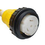 Parkworld 692033A Combiner Marine Shore Power Y Adapter L5-30P Dual Male 30A Plug to SS2-50R Female 50A Connector 15FT