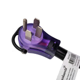 Parkworld 692095 RV 50 AMP Splitter Adapter 14-50P Male Plug to Dual 14-50R Female Connector 3FT