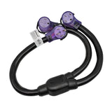 Parkworld 692095 RV 50 AMP Splitter Adapter 14-50P Male Plug to Dual 14-50R Female Connector 3FT