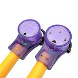 Parkworld 692095 RV 50 AMP Splitter Adapter 14-50P Male Plug to Dual 14-50R Female Connector 3FT