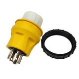 Parkworld 78295 Generator 30A Male NEMA L14-30P to CS6364 Twist Lock 50A Female with Locking Ring