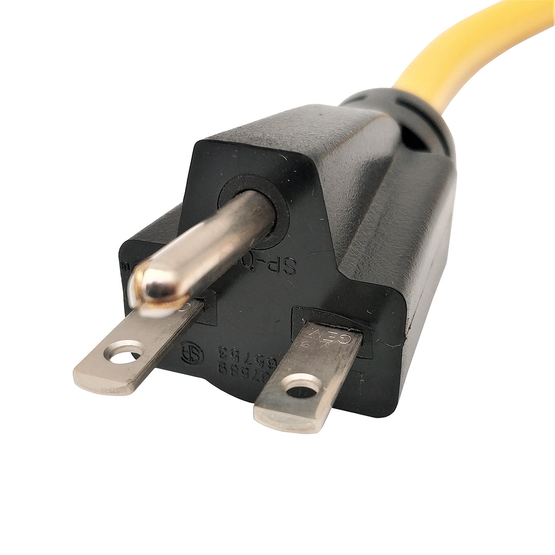 Extension Power Cord Twist Lock L15-30 Plug to Twist Lock L15-30 Connector  6 Feet 30a/250v 8/4 SOOW