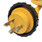 Parkworld RV/Camper/Marine Shore Power 30A Extension Cord, NEMA L5-30 Extension Cord Twist Lock, Female with Locking Ring