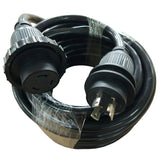 Parkworld RV/Camper/Marine Shore Power 30A Extension Cord, NEMA L5-30 Extension Cord Twist Lock, Female with Locking Ring