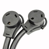 Parkworld 692354 Splitter, RV 50A to (2)30A V splitter cord adapter, 14-50P male to (2) TT-30R female