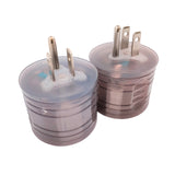 Parkworld 692514 Adapter Household Regular 15 AMP NEMA 5-15P to TT-30R for RV 30 AMP Outlet with Neon Light - 2 Pack