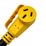 Parkworld NEMA 10-50 Female Lighted Outlet with Handle Power Cord Set Molded with STW 6AWG Cable