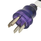 Parkworld 63487 RV 50 amp to 110v Adapter Cord, NEMA 14-50P Straight Male to (3) 5-15R Household Tri Outlet Female with Lighted 1.5FT