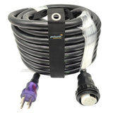 Parkworld RV Shore Power 50A Extension Cord Adapter , NEMA 14-50P to SS2-50R Straight Plug for Generator