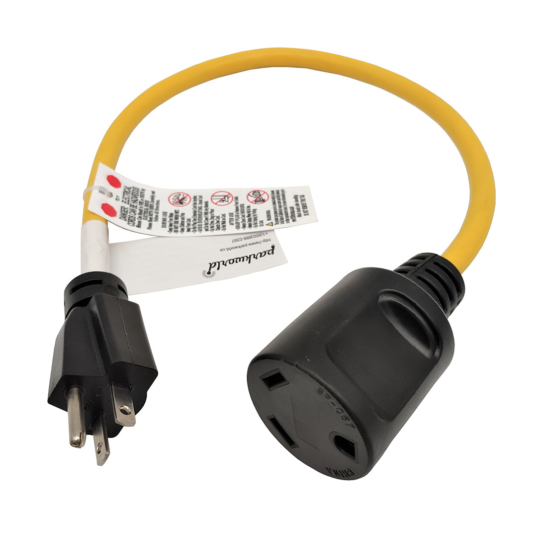 Parkworld 884852 RV 20A to 30A Pig-tail Power Adapter Cord 5-20P to TT