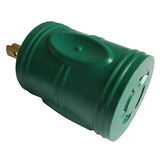 Parkworld 884999 Generator Adapter 3-Prong 20 AMP Locking L5-20P Plug to 4-Prong 20 AMP Locking L14-20R Receptacle (Two hots bridged)