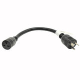 Parkworld 885156 30 AMP Power Adapter Cord 3-Prong Twist Lock L6-30 Plug to 6-20 (6-15) Receptacle 1.5FT