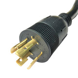 Parkworld 885286 Generator Adapter Cord 4-Prong Locking 20 AMP L14-20 Plug to 3-Prong Locking 30 AMP L5-30 Receptacle