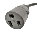 Parkworld 885392C Welding Adapter cord L6-30 Plug 3-Prong 30A Locking Male to 6-50 straight Receptacle 50 AMP Female (1.5FT)