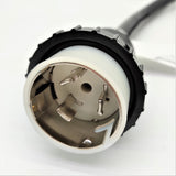 Parkworld 885576 Shore Power 50A Male SS2-50P to 6-50R Welder Right Angle Female 50A Adapter Cord, 6AWG 1.5FT