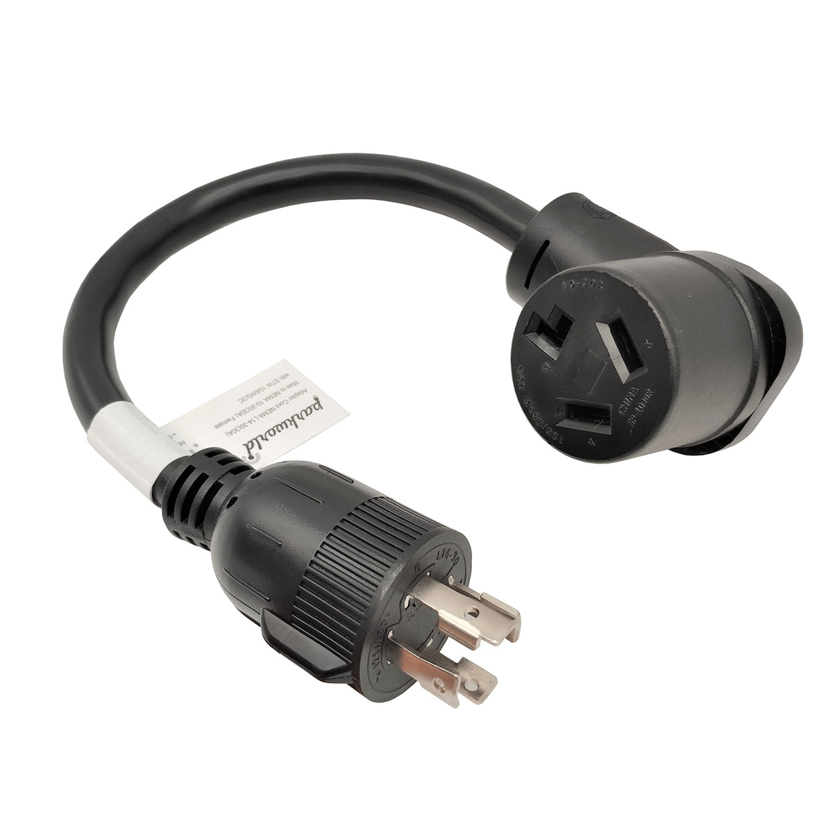 Parkworld 886139 Generator Adapter Cord Locking 4 Prong Male NEMA