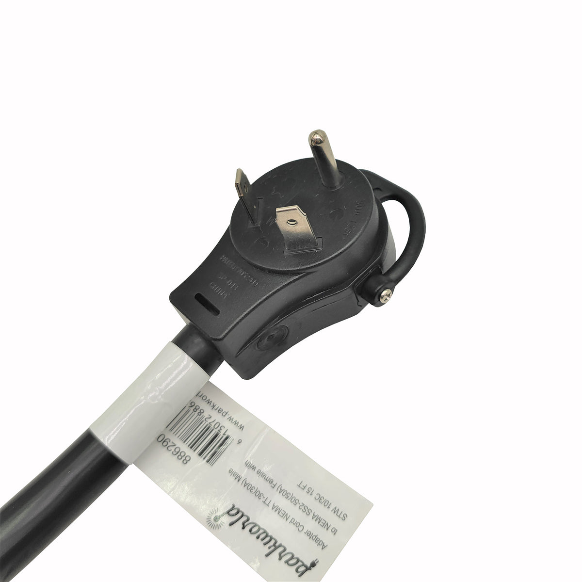 Parkworld RV 30A to Marine Shore Power 50A Extension Cord Adapter TT-3