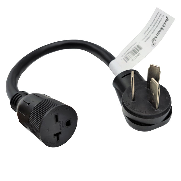 Parkworld 886313 Electric Range 10-50 Plug Male to Kitchen & A/C 6-20 T-Blade (Also to 6-15R) Receptacle Female Adapter Cord