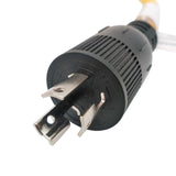 Parkworld 886351 Adapter Cord Locking L6-15 Plug to 5-15 (5-20) Receptacle, Output 15A 250V
